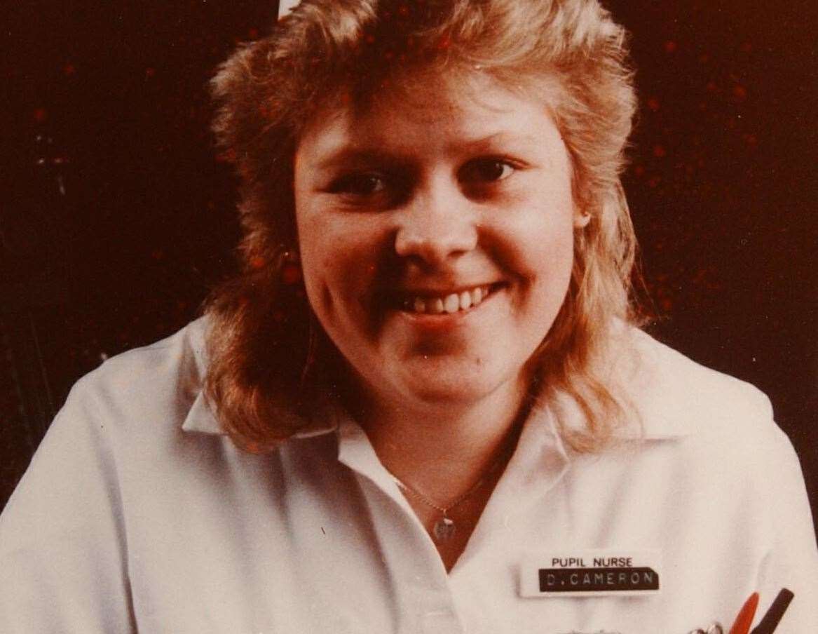 Debbie Griggs as a nurse
