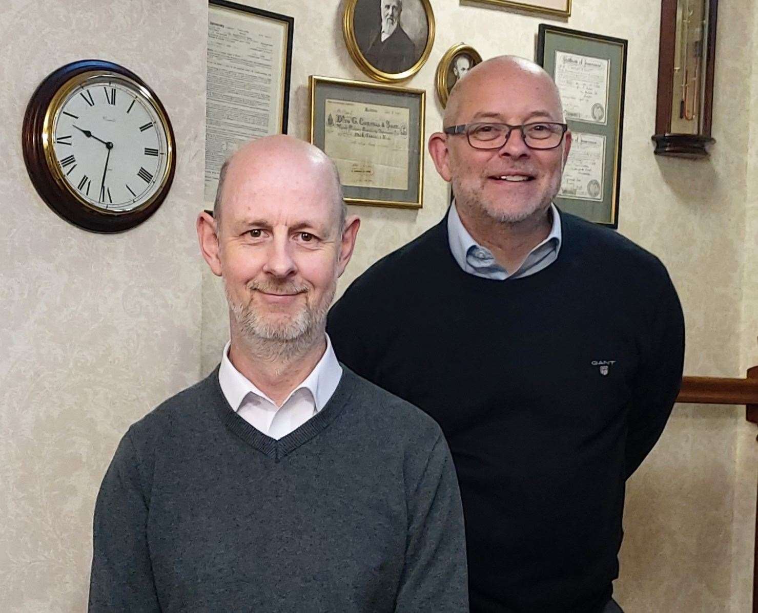 From left: Cornell jewellers owners Andrew Putley and Stewart Cook