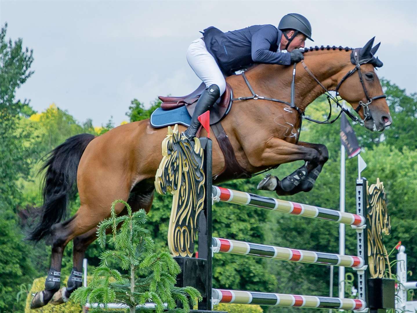 Guy Williams took the honours in the The Stoner Jewellers Vase at the Al Shira'aa Hickstead Derby Meeting Picture: Elli Birch/Boots and Hooves