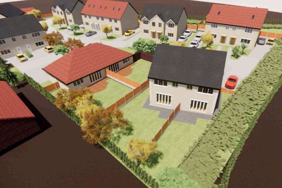 How the 16 dwellings near Barletts Close, Halfway, might look. Picture: Swale planning portal