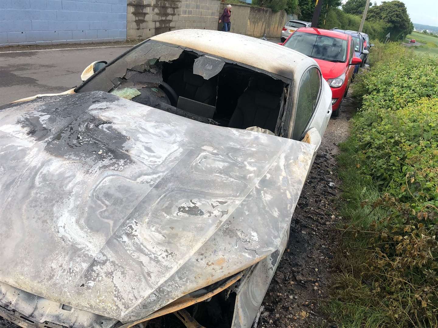 Leon King is calling for answers after his Audi A5 inexplicably caught fire