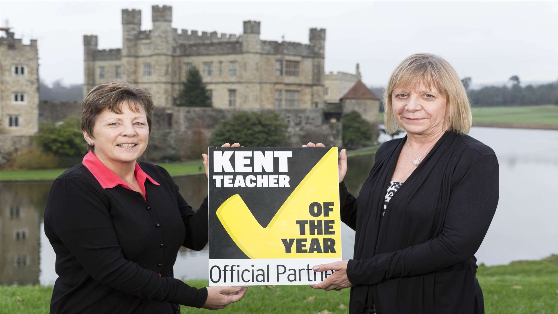From left, Sheila Graham and Janice Shannon of SELT, key partners of the Kent Teacher of the Year Awards 2016.