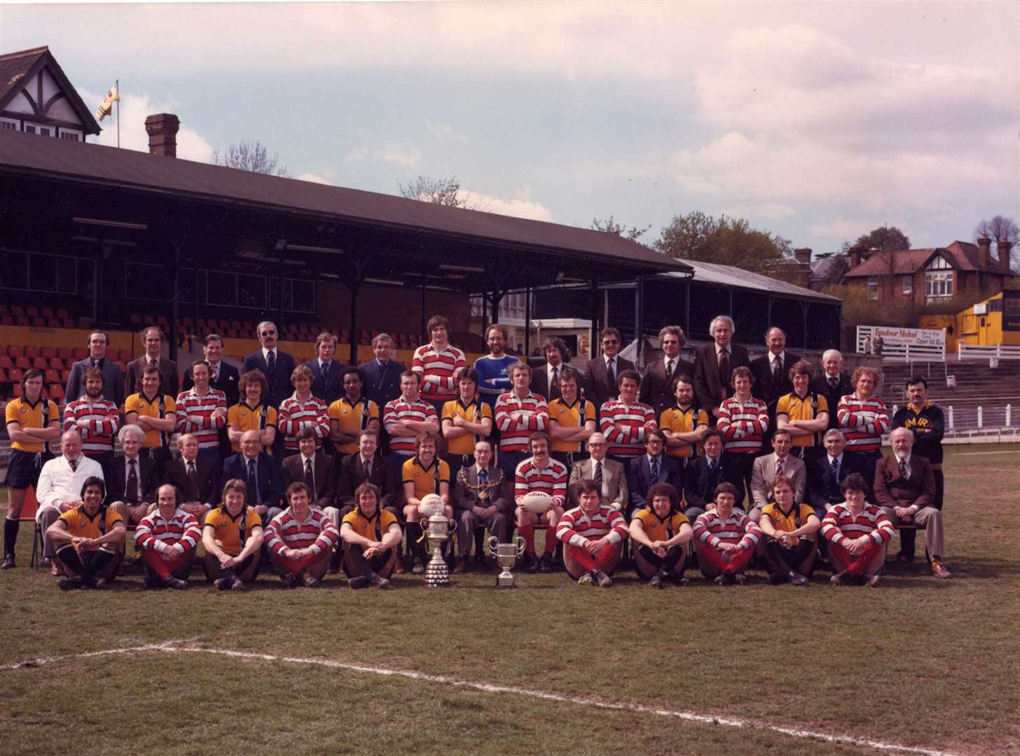 Maidstone RFC & Maidstone FC in the late 1970s/early 1980s. Submitted by Robert Beney
