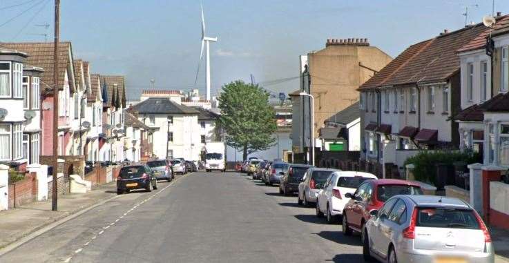 A man was declared deceased at the scene in Pier Road, Northfleet. Picture: Google Street View