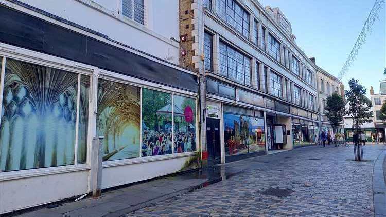 The former Debenhams store in Canterbury