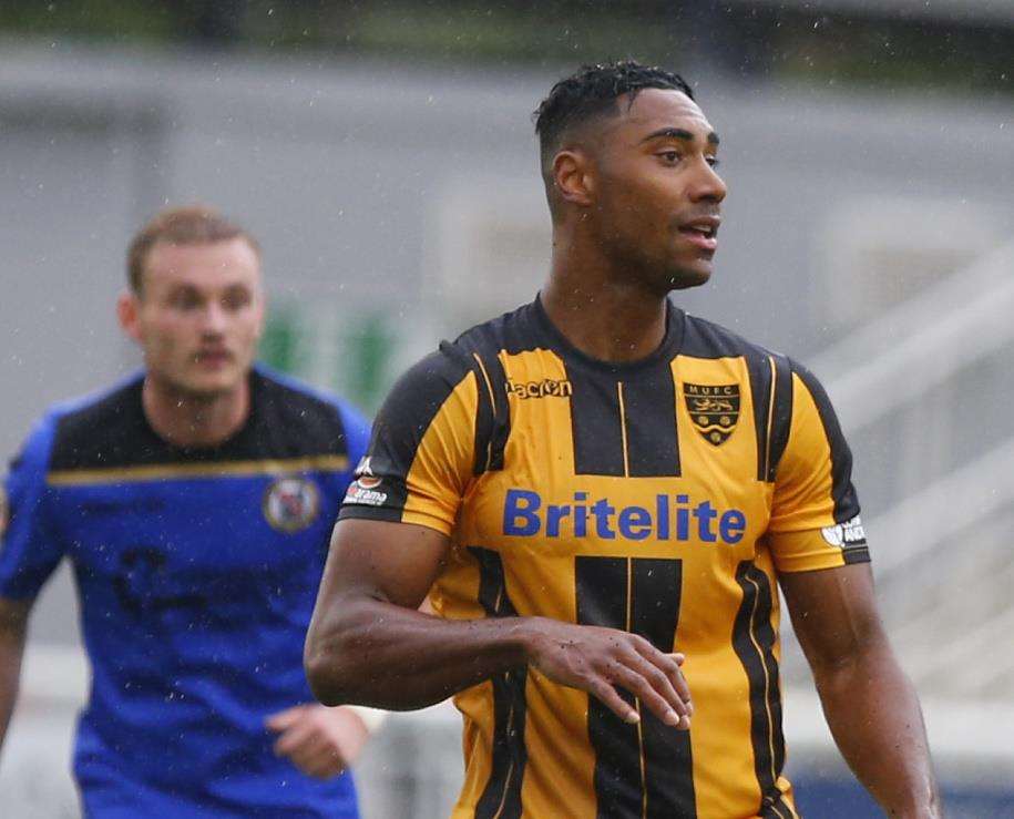 Maidstone loanee Gold Omotayo Picture: Andy Jones