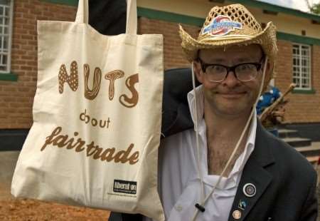 Harry Hill unveils his nuts