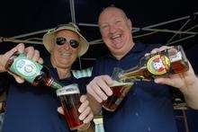 Members of the Rotary at last year's beer festival