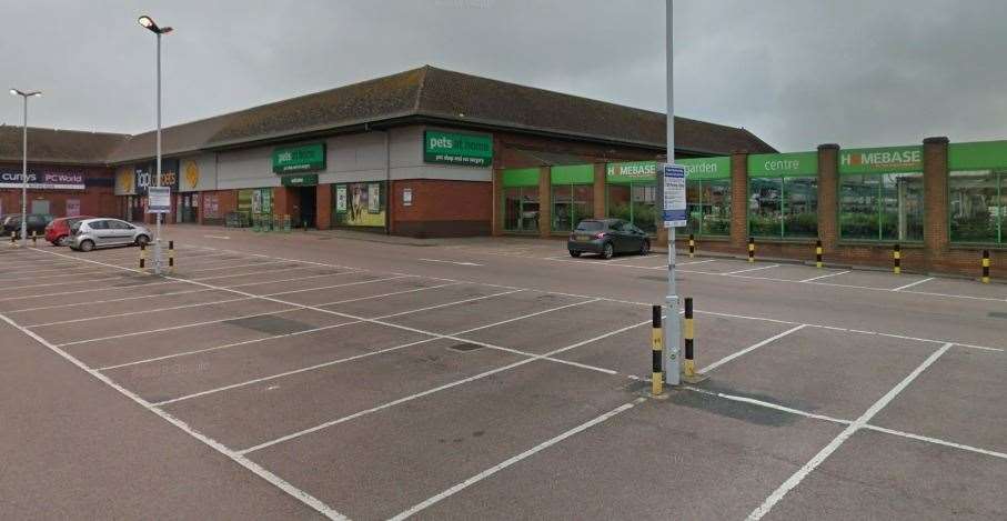 Customers are having problems paying at Horsted Retail Park in Chatham. Picture: Google Maps (20742318)