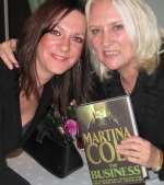 Laura Savage meets Martina Cole at the book signing