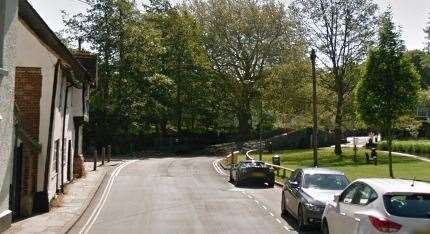 Police were called to reports of an altercation in Riverside, Eynsford yesterday. Picture: Google street view