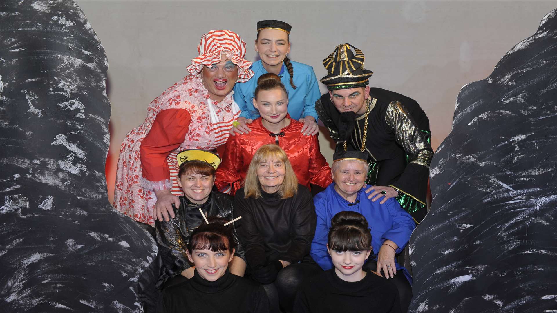 The cast of this year's panto. Picture: Tony Flashman