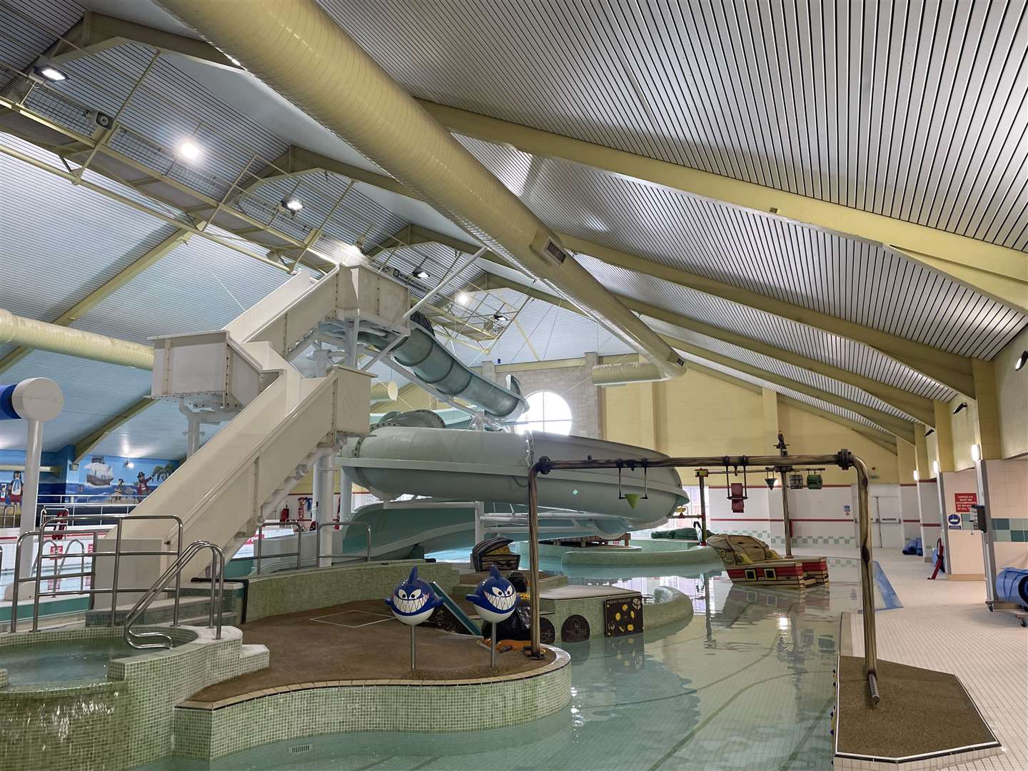 The inside of the refurbished Tenterden Leisure Centre pool which has only been open for three of the last 18 months