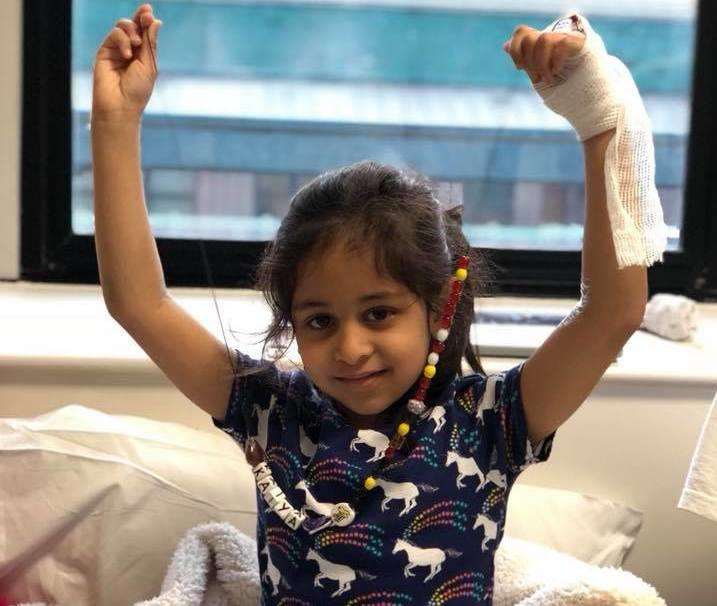 Kaiya Patel, five, has Leukemia (2447253)