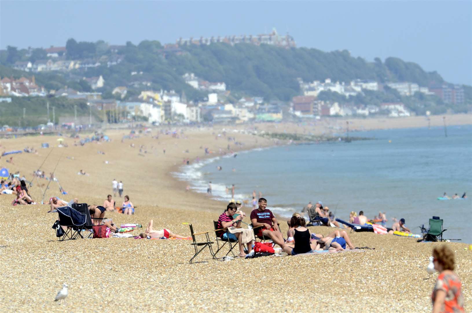 Beach-goers will be able to soak up the sun
