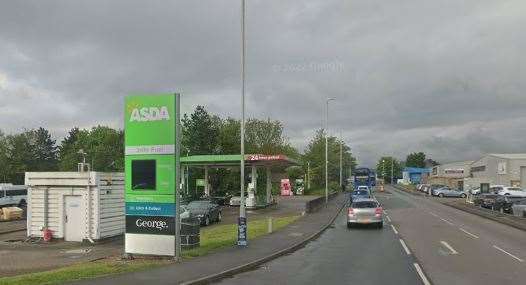 Asda petrol station in Sittingbourne. Image: Google