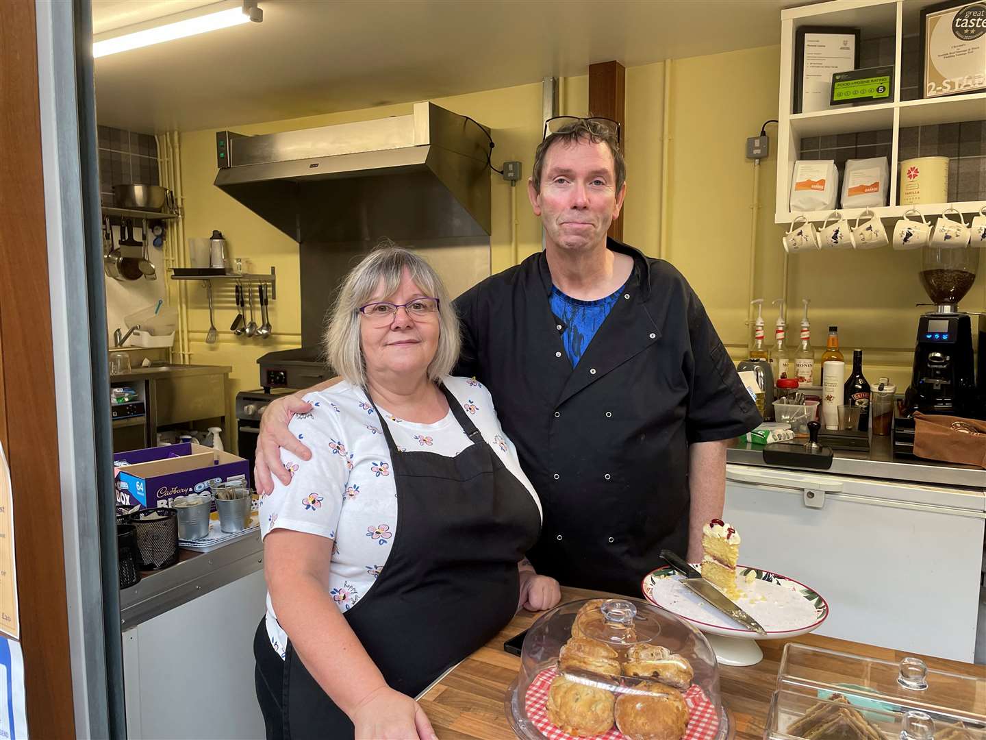 From left: Owners of Chrystal's, Faye and Rob Chrystal welcomed the news of a new firm taking over the reins