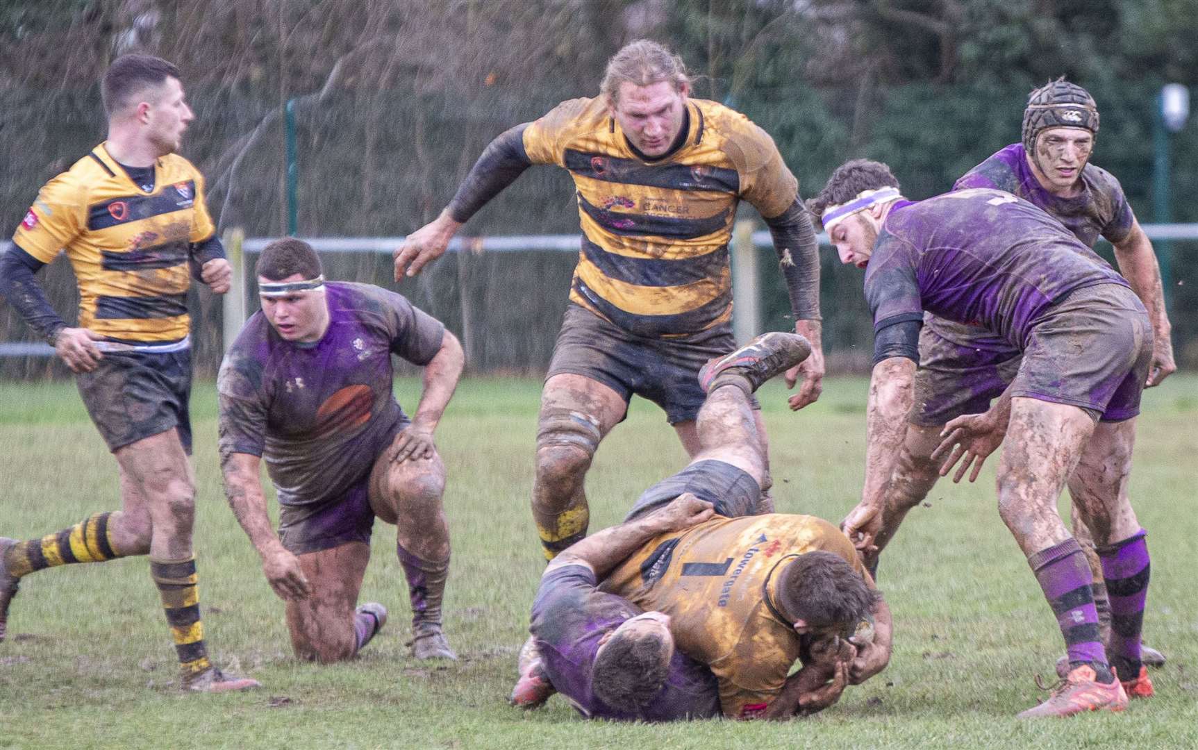 Canterbury are grounded against Leicester Lions. Picture: Phillipa Hilton