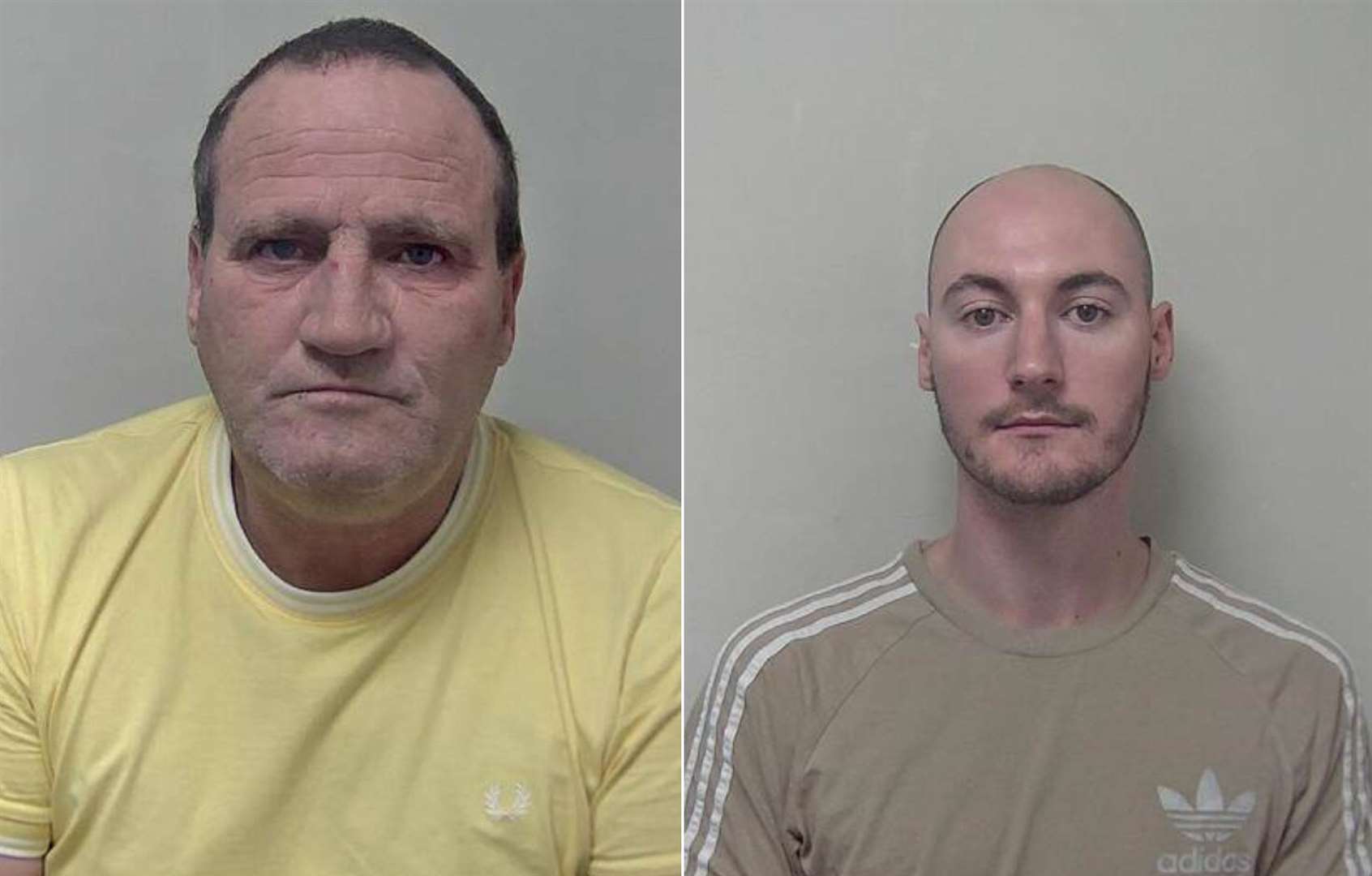 Kevin Carter and Louis Manning-Chamberlain were jailed last month. Picture: National Crime Agency