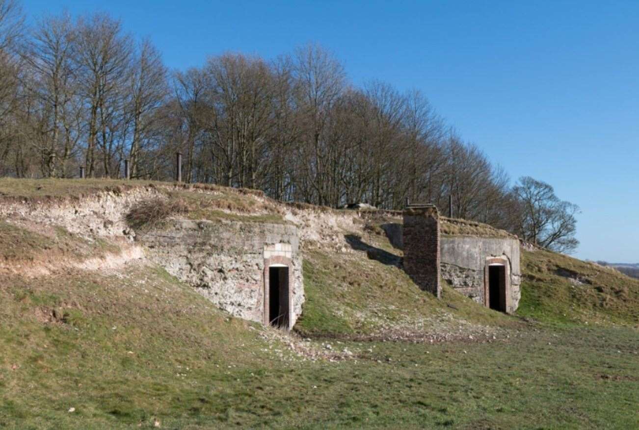 A bunker which is still on the site