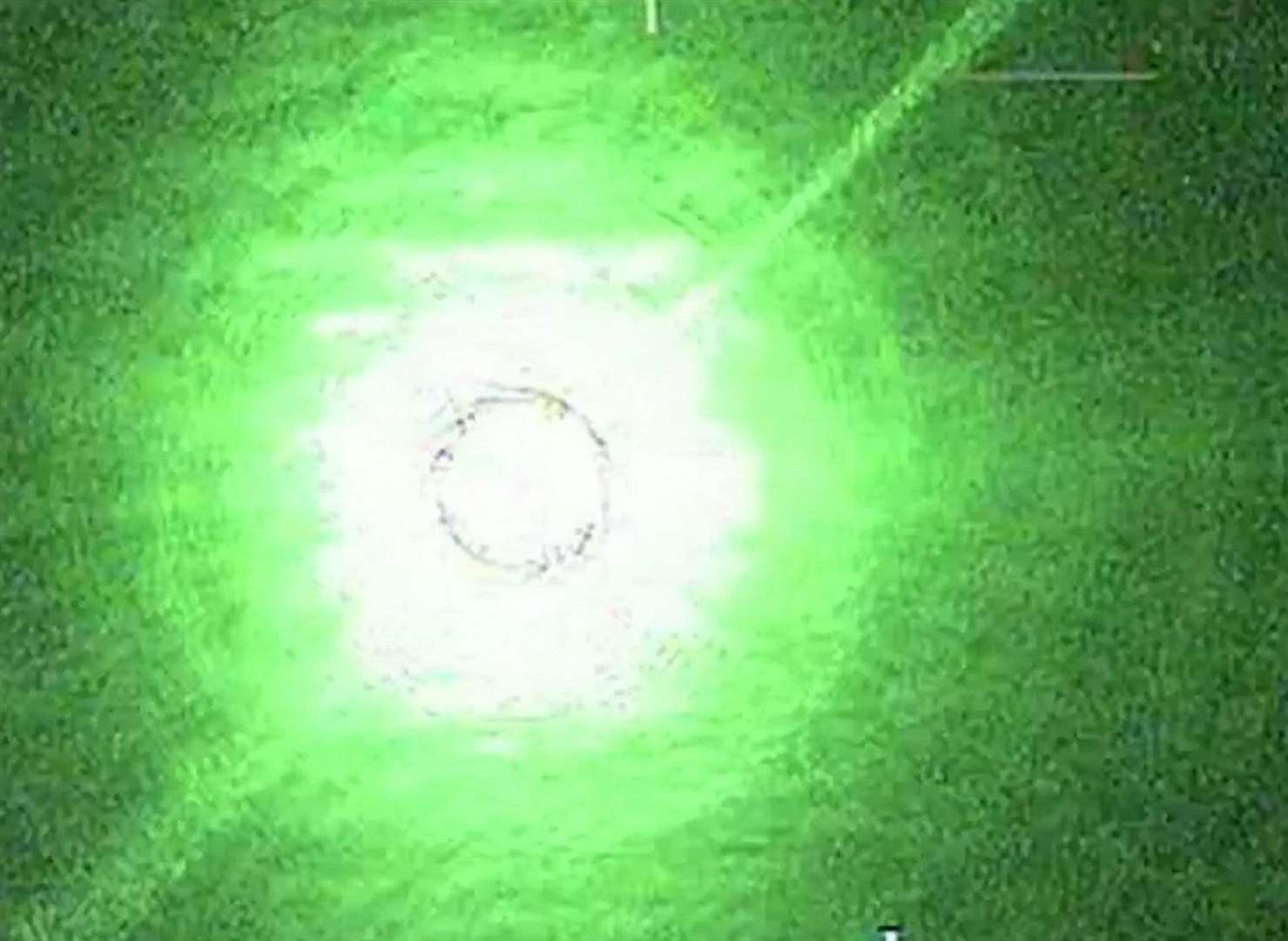 A green laser pen is thought to have been shone at a vessel off the coast of Broadstairs. Stock image