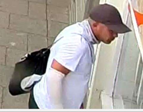 CCTV images have been issued after a burglary and fraud in Whitstable High Street. Photo: Kent Police