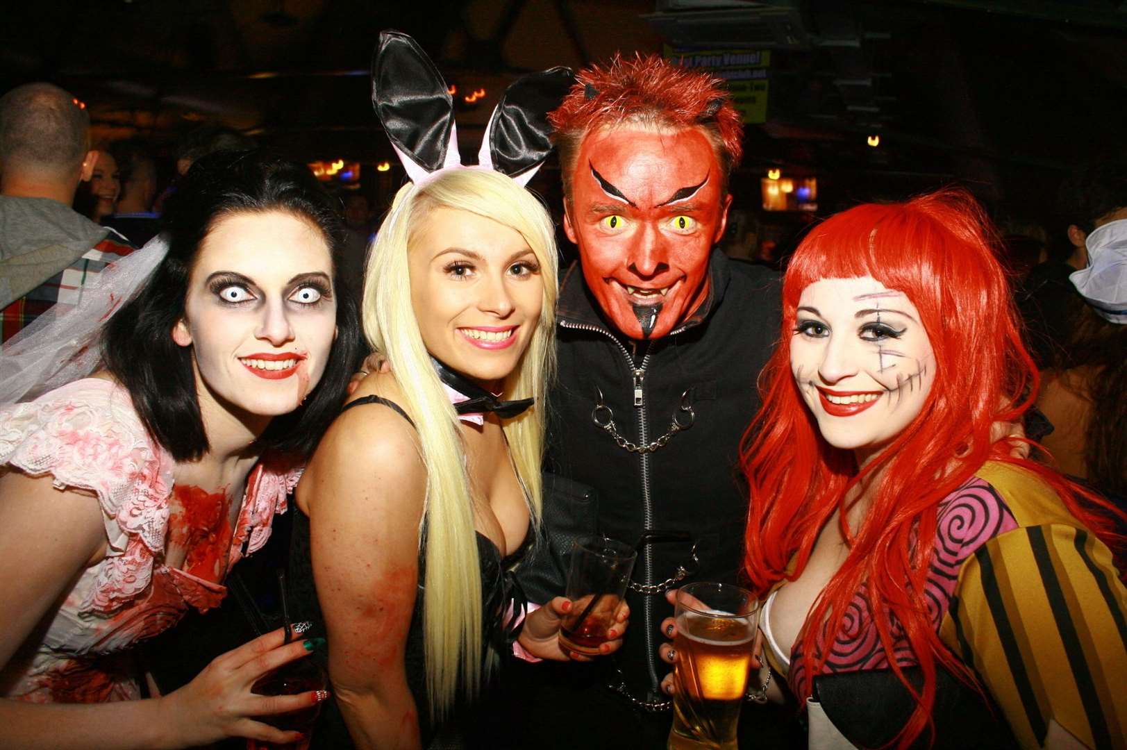Halloween party at Casino Rooms in 2012. Picture: Aaron Stone