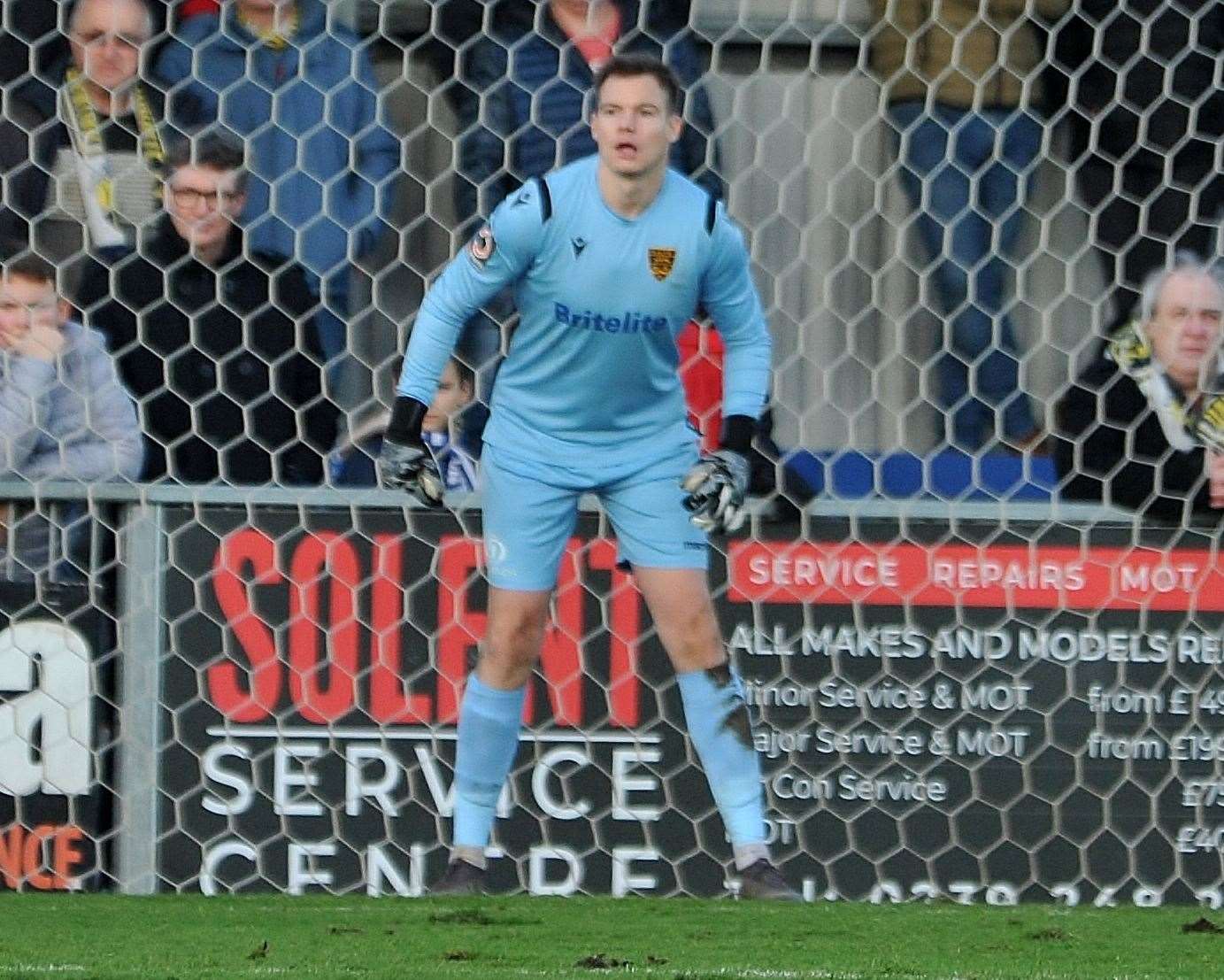 Maidstone United goalkeeper Chris Lewington Picture: Steve Terrell