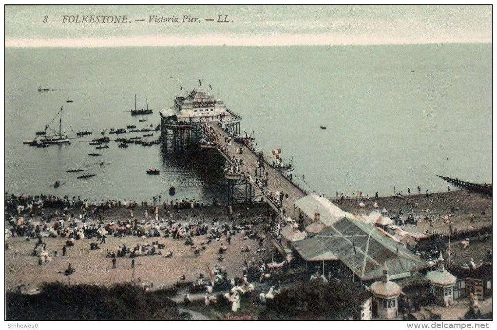 A postcard showing Victoria Pier in Folkestone. Picture: Robert Mouland