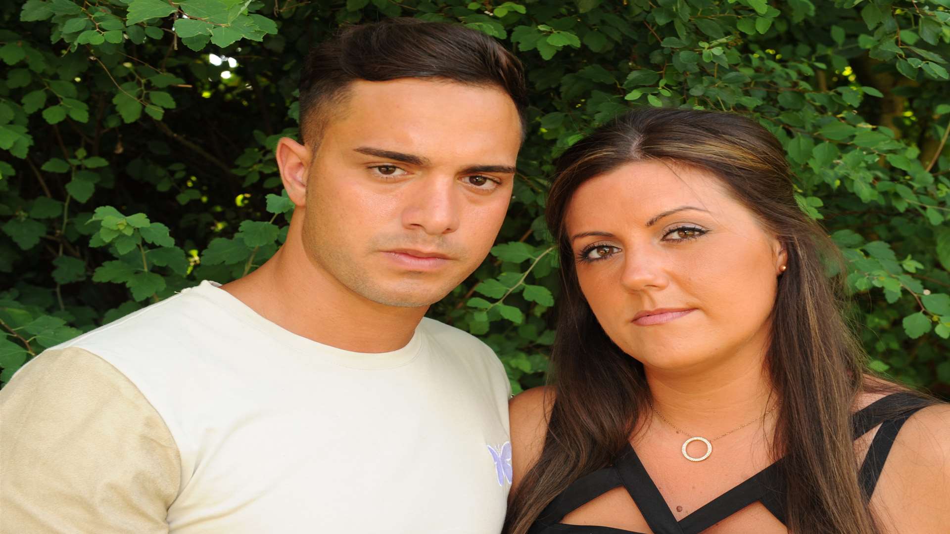 Danielle and Kai Kemal. The couple lost over £4000 in a scam. Picture: Steve Crispe