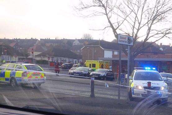Valley Drive in Gravesend was cordoned off after the accident Picture: Charlotte Louise