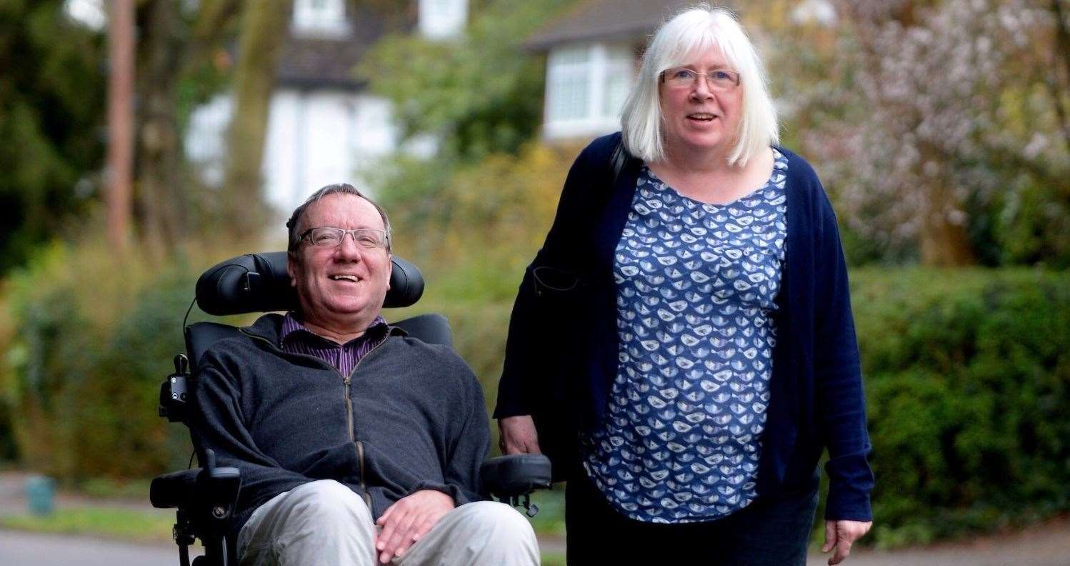 Dave Setters and wife Helen continue to campaign to raise awareness of motor neurone disease