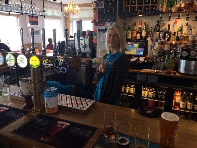 Happy in their work, the barmaids at the Hampton are helpful, friendly, chatty and efficient