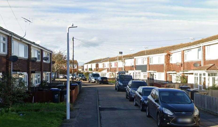A man was stabbed in Craven Close in Garlinge. Picture: Google