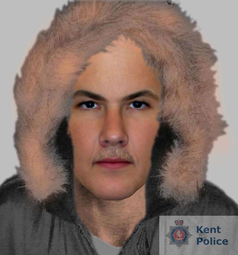 A computer generated image has been released by detectives investigating a robbery in Sheerness. Picture: Kent Police