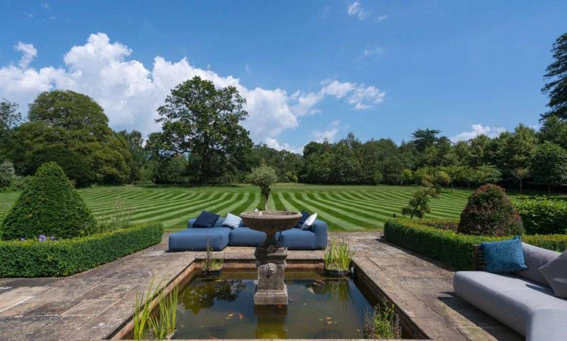 Look out over the perfectly manicured and irrigated lawns Picture: Savills