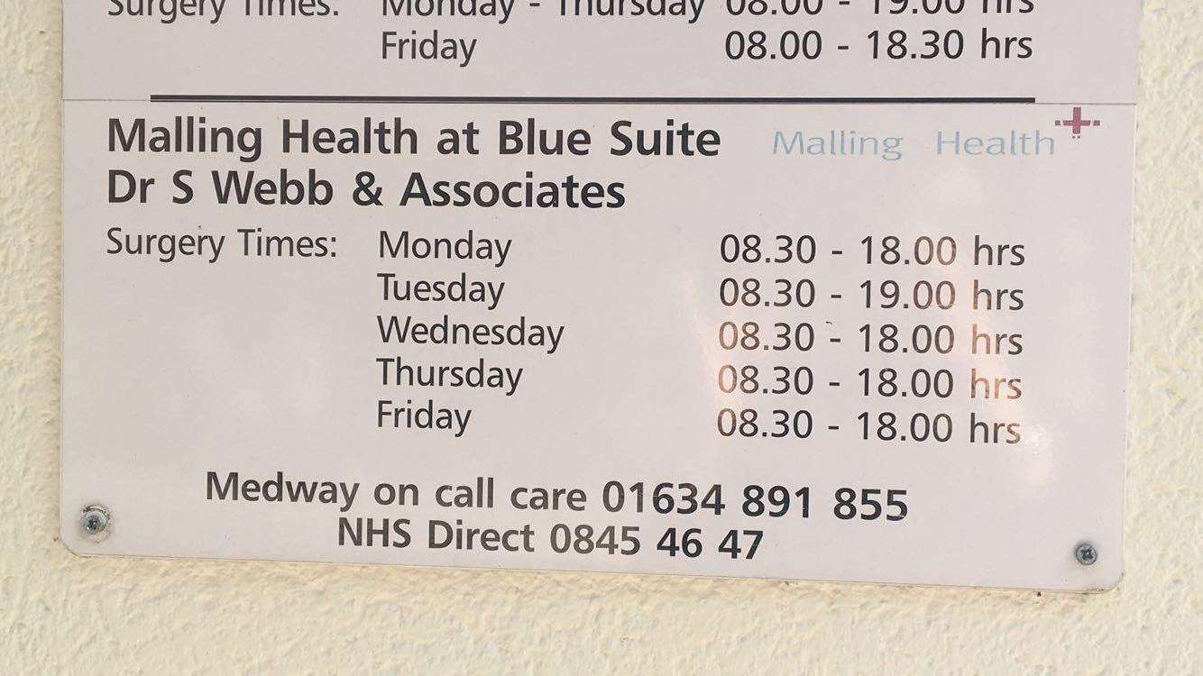 Malling Health Blue Suite has been placed into special measures