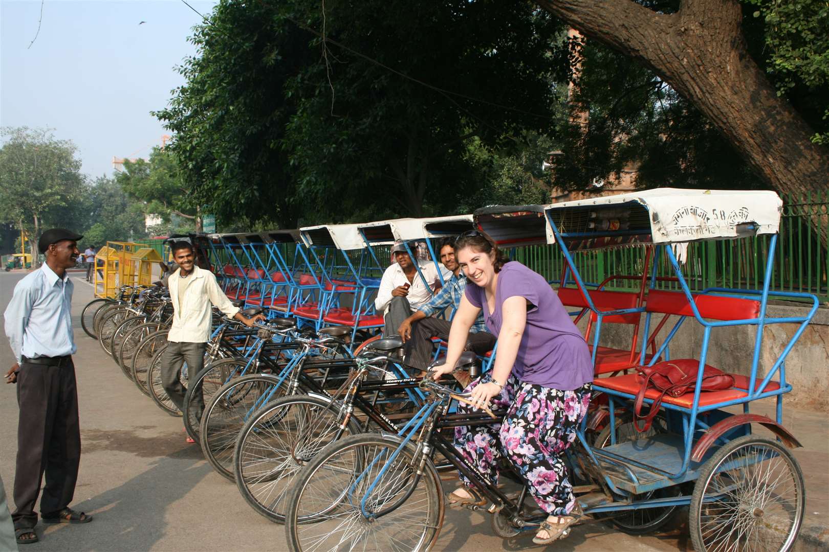 Claire Boxall in India on the Voluntary Service Overseas programme