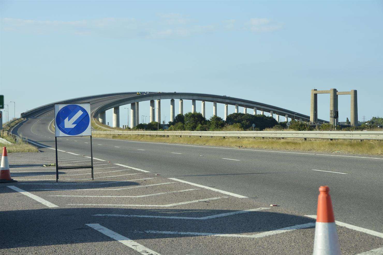 The Sheppey Crossing will be closed from Friday evening