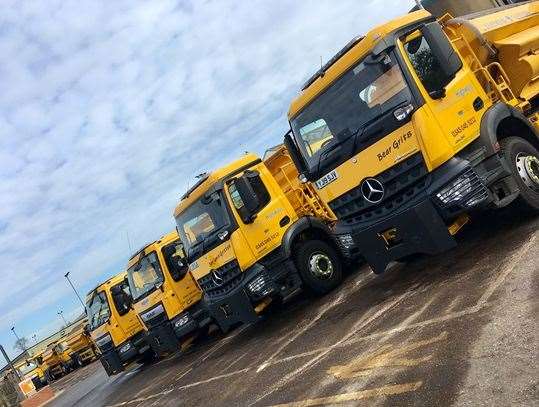 The gritters will hit the roads tonight in preparation for predicted sub-zero temperatures