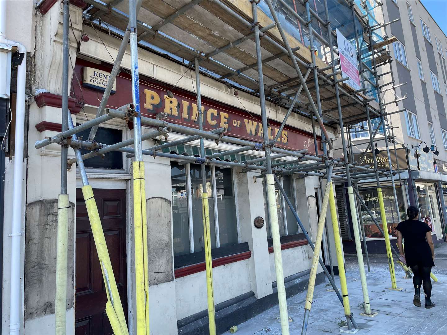 Work has started on the former pub
