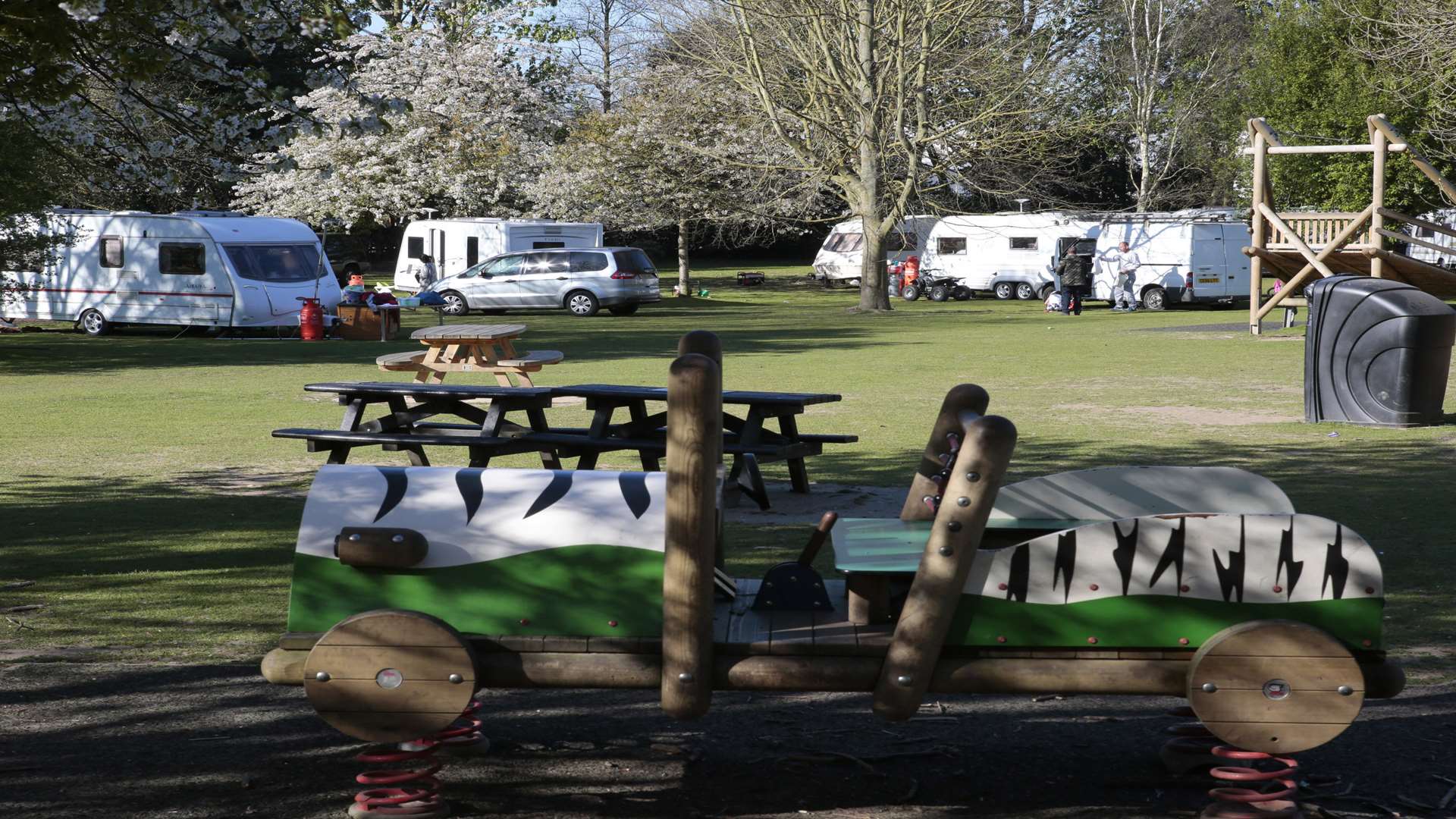 The travellers spent last week at Cobtree