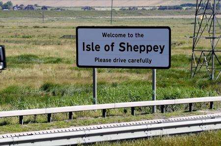New Welcome to Sheppey sign