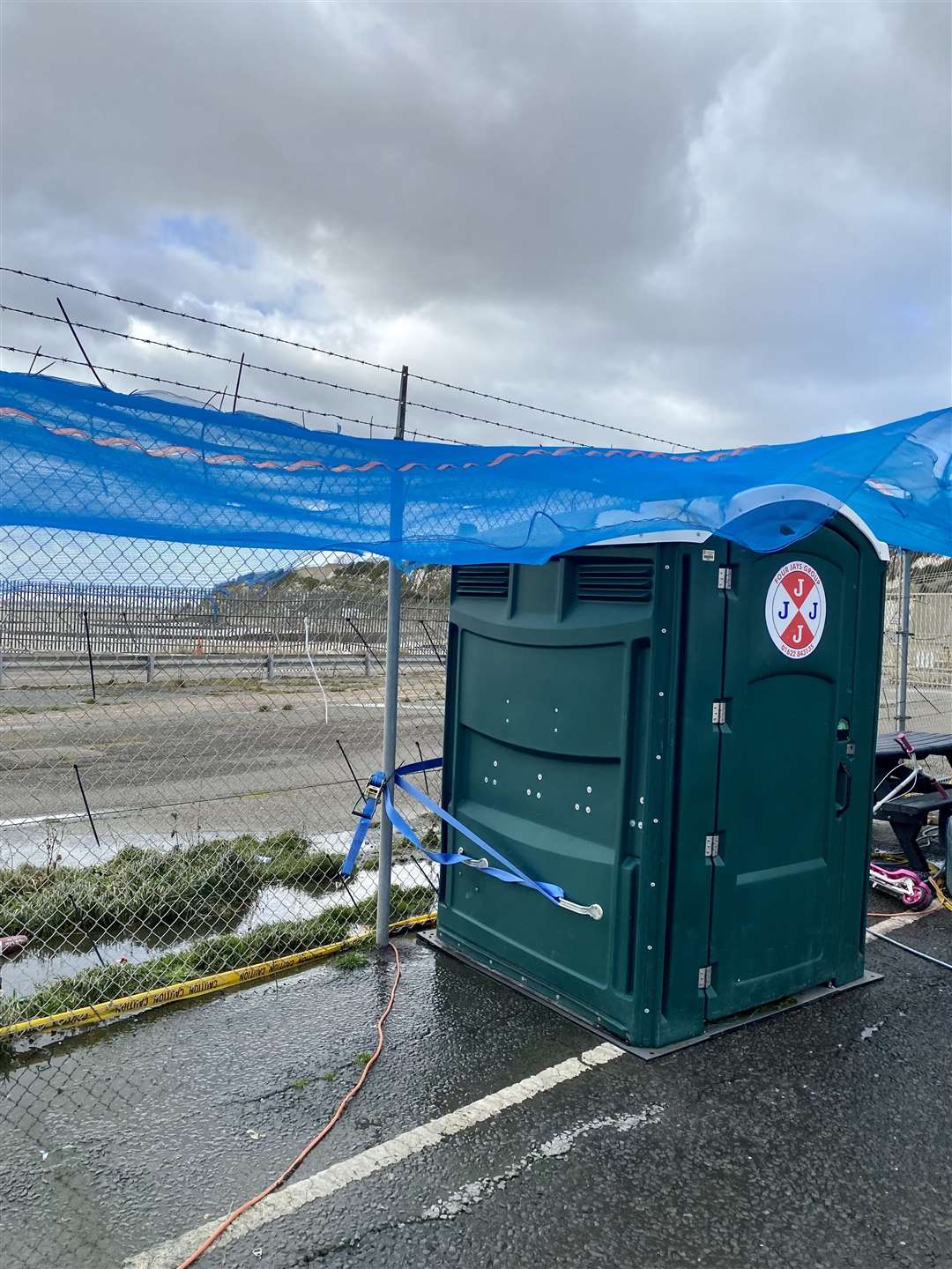 Families claim Portaloos are being left unemptied for weeks