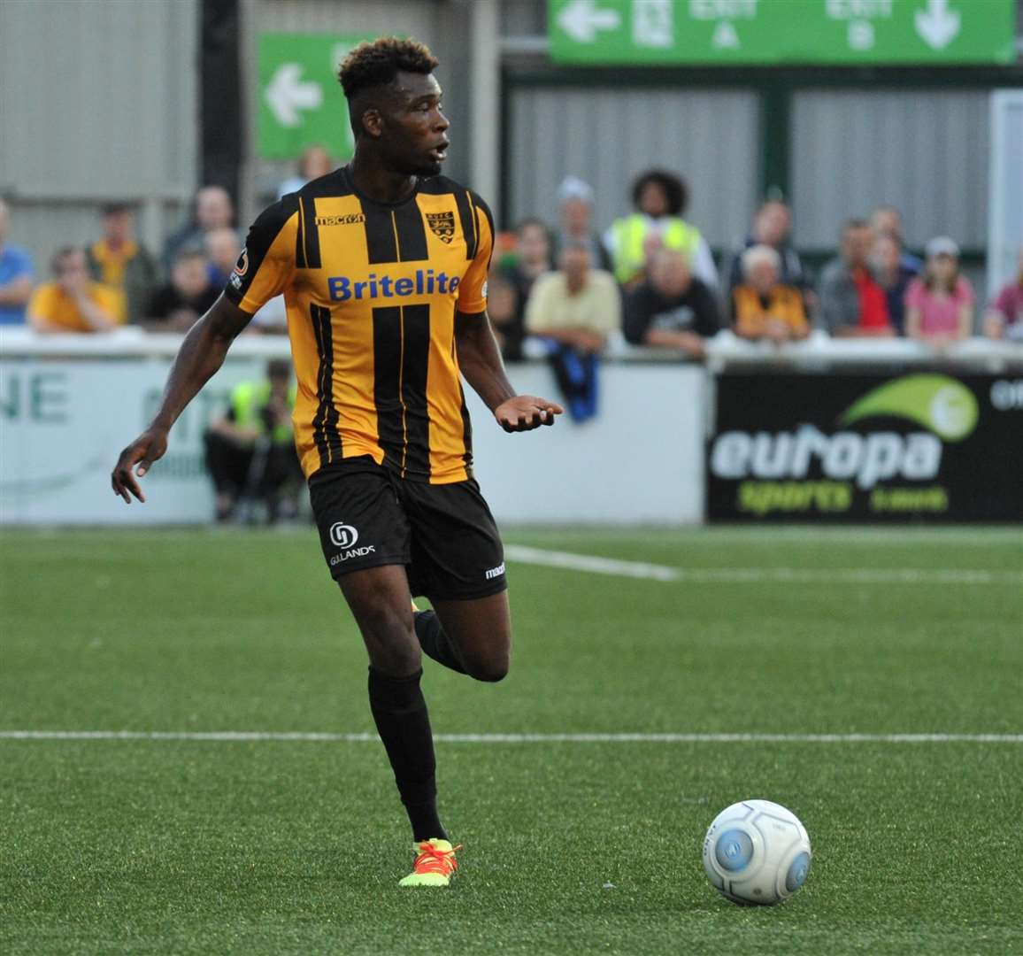 Maidstone right-back Michee Efete Picture: Steve Terrell
