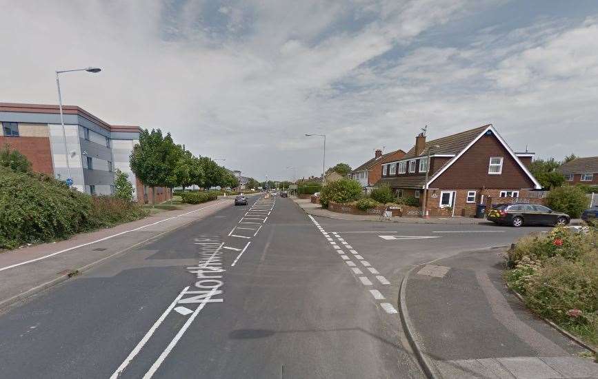 The crash happened at the junction of Northwood Road and The Silvers in Broadstairs. Picture: Google (15150763)