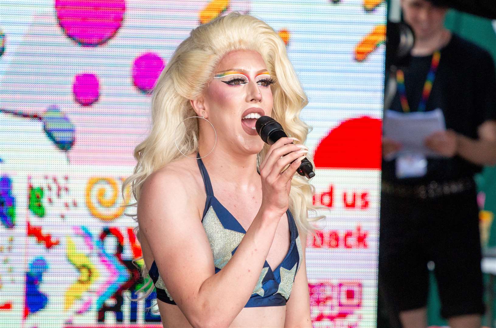 Sophia Stardust performed on the Main Stage. Picture: David Goodson/Dover Pride