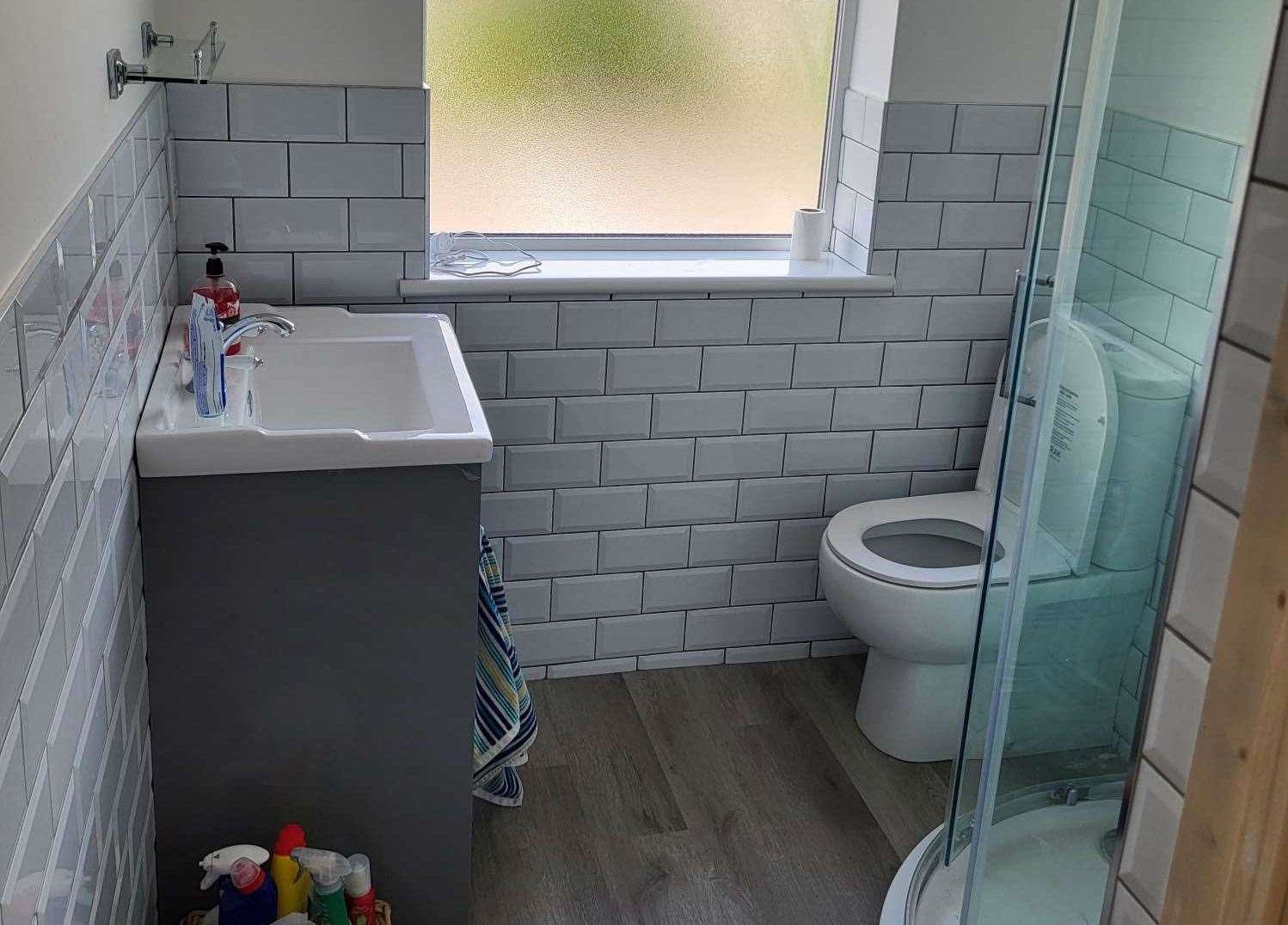 The couple paid over £7,000 for a brand new bathroom. but this is what they were left with