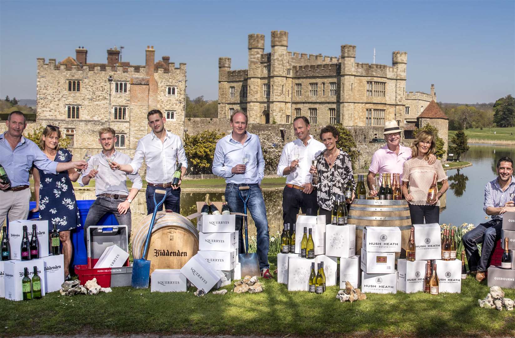 The Wine Garden of England is a partnership of seven vineyards in the county