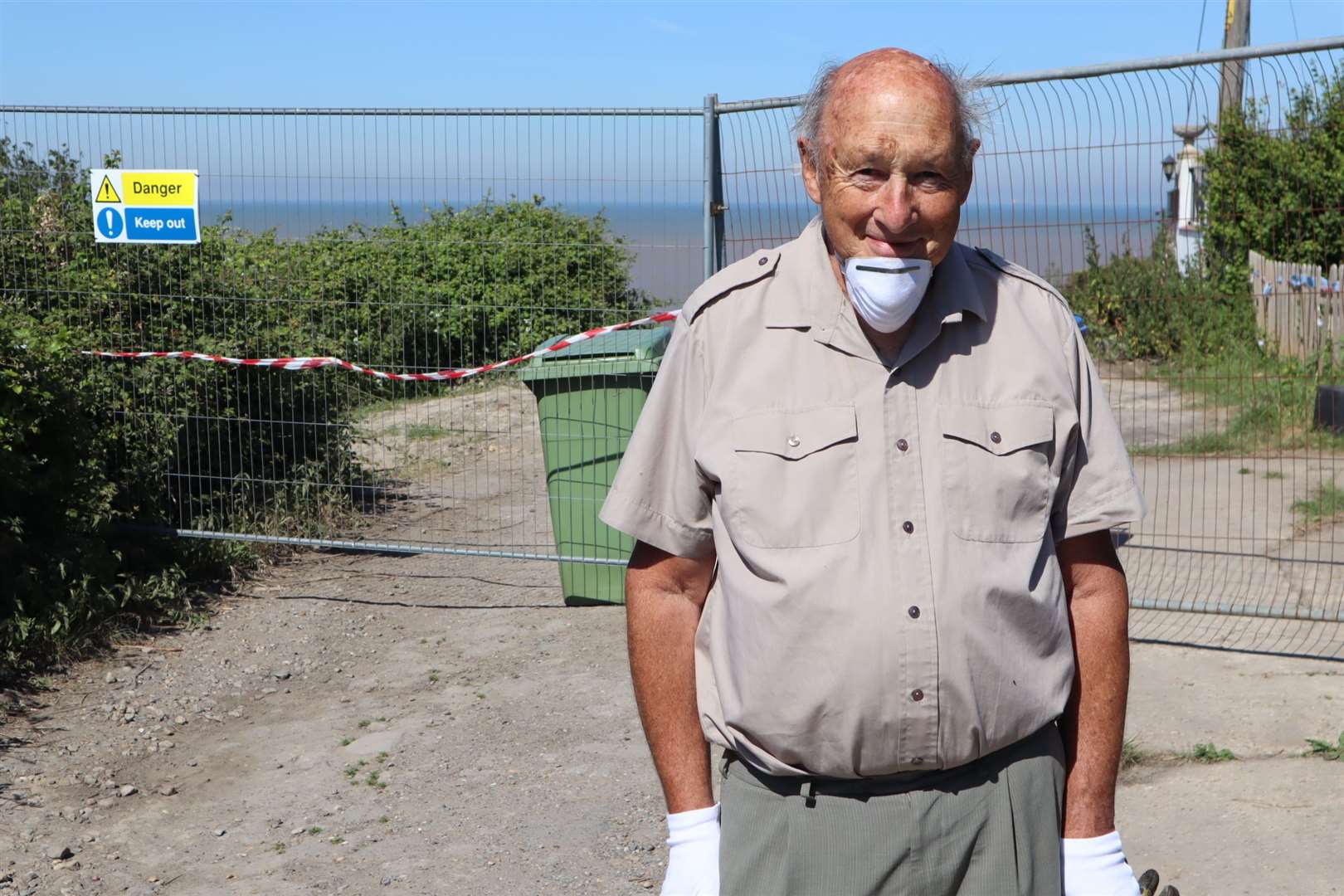Cllr Peter MacDonald has been campaigning for more than a decade to save the cliffs at Eastchurch